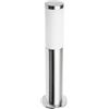 GTV Lampada da giardino MILAN 45, E27, max 40 W, IP44, AC220-240 V, 50-60 Hz, paletti, acciaio inox