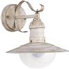 Rabalux Oslo - Lampada a sospensione da esterno, Metallo Plastica, bianco anticato, E27 60 wattsW, elettrico