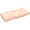 vidaXL Ripiano a Parete 60x30x(2-6) cm Massello Rovere Non Trattato
