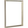 Bildershop-24 Cornice per giunti ombreggiati Lamia, 100 x 100 cm, argento anticato, Kit di autoassemblaggio fai da te