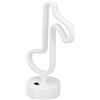 Yechiry Simpatica Luce Al Neon con Nota Musicale, Lampada per Camera dei Bambini con Base Stabile, Lampada da Tavolo Illuminazione Decorativa per la Casa, il Tavolo, il Matrimonio (Luce