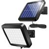 Jzoowar Lampada da Parete un Energia Solare Luce con Sensore di Movimento per Esterni 56 LED Luce Notturna di Sicurezza per Recinzione del del del Garage del Giardino