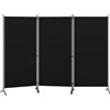 GIANTEX Separe Divisorio Paravento 260 x 183 cm, Pannelli Divisori per Interni, Balcone, Giardino, Pieghevole con Piedini Stabili, Installazione Semplice, 4 Colori