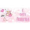Social Crazy BANNER STRISCIONE NASCITA PERSONALIZZATO E' NATA NOME BIMBO ANCHE DA ESTERNO - BANNER PVC DA ESTERNO GARANZIA 5 ANNI (200x100 cm)