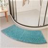 YuWangg tappetino da doccia curvo,Tappetino da bagno antiscivolo a forma di ventaglio,tappetini da vasca 40 x 100 cm tappeto ultrassorbente,Tappetino Da Bagno Curvo,Adatto per il bagno, antiscivolo in bagno