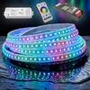 Planetitaly Kit Professionale Striscia LED RGB IP67 24V Cromoterapia Luce Colorata Box Doccia, Bagno Turco, Sauna, Centro Abbronzante, Centro Estetico, Alimentatore 24V, Centralina con Telecomando RF TOUCH