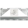 Ikea EKET 003.400.47 - Binario di sospensione per telai da 35 cm, colore: argento