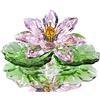H&D Hyaline & Dora - Figura di Lotus, Fiore di Vetro, Decorazione per la Casa, per Feng Shui, in Confezione Regalo
