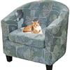 Yekuhe Copripoltrona Chesterfield 1 Posto, Elasticizzato Copripoltrona con Cuscino Separato, Fodere per Poltrona da Cocktail Universale Lavabile Rimovibile,Coperture Protettive per Poltrona Club per Tullsta