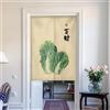 Guest Ruyunlai Noren Tenda Giapponese della Porta Tappezzeria Divisorie Lunga Tappezzeria Giapponese della Porta Tenda per Decorazione Porta Finestra Cucina cavolo cinese 65 x 90 cm