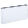Life Applique a LED Slim, applique da parete IP54, lampada da parete, lampada da parete led, luce 8000K, 550lm, bianco, 17,5x9x2,9 cm