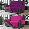 BANZAII TEXTILE INNOVATOR ONLINE Banzaii Copridivano 2 Posti Antimacchia, Salvadivano Trapuntato Bicolore Fuxia/Mora, Larghezza Seduta 115 cm
