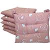 Russo Tessuti Set 6 Cuscini Copri SEDIE Laccetti Imbottiti Coprisedie Love Casa Cuori Paris-Rosa Cipria