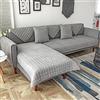 uyeoco Copridivano Angolare Copertura Divano con Penisola Sinistra Destra 3/2 Posti Fodera per Divano a l Antiscivolo Lavabile Copri Divano per Cane Gatti Antiscivolo Sofa Protettore Lavabile ( Color : #11 ,