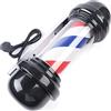 TAPMING Polo da Barbiere Professionale 20In Rosso Bianco Blu Luminoso Girevole Barber Pole Energia Lampada per Parrucchiere Salone Barber Polo Insegna da Parrucchiere LED Rotante