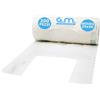 G.M. DISTRIBUZIONE GM - 200 Buste Shopper Bio Bianche 23x50 cm con Manico, 1 Rotolo Compostabile Leggero per Ortofrutta, Spesa e Raccolta Umido, Sacchetti Idonei al Contatto Alimentare