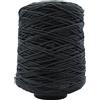 Merceria Pour Toi... Cordino Thai String 500 gr 100% polipropilene borsa uncinetto uncinetto 3,5/4 VARI COLORI glitter lurex (50 NERO)