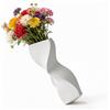 Generico Vaso Wibble Astratto,Vaso Scultoreo Astratto Moderno,Design a Spirale per Fiori Freschi o Secchi,Arredo Casa, Scrivania, Ufficio o Mensola,vasi interni,Oggetti/complementi d'arredo (White)