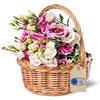 Creative Home Cestino in Vimini Piccolo con Manico | Cesto Pasquale 30x27x24 cm (+/- 1 cm) | Cesta Vimini Intrecciata a Mano | Cestino Regalo Portaoggetti | Cesto Nascita, Porta Bomboniere, Pasqua