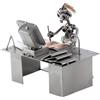 Steelman24 PC Computer (donna), prodotto in Germania, realizzato a mano, idea regalo, statuetta in acciaio, statuetta in metallo, maschio in metallo