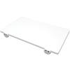 MCM service srl Tagliere in polietilene Professionale Bianco 80x40x2 Fermi Made in Italy