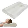 fashion home Pagano Cuscino Memory Foam Cervicale Ortopedico Doppia Onda Ergonomico con Fodera Aloe Vera Sfoderabile Supporto Collo Made in Italy