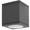 Generico Faretto Cubo da Soffitto in alluminio presoffuso per Interni ed Esterni 1XGU10 (Lampada non Inclusa) (Set 4 Pezzi Nero)