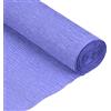 QUARKZMAN 2pz Rotolo di Carta Crespa 210cm Lunghezza 50cm Larghezza per Cerimonia Nozze Varie Grandi Feste Decorazione, Azzurro Chiaro Viola