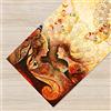 IlGruppone Tappeto Cucina Antiscivolo Made in Italy Passatoia Antimacchia Multiuso Corridoio Soggiorno Lavabile in Lavatrice - Mandala Terra - 50x300 cm