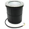 Planetitaly Faretto a Pavimento da Esterno Sostituibile 10W E27 Faretto da Incasso Giardino IP65 Impermeabile Esterno Lampada da Terra per Giardino Sentieri Calpestabile, Acciaio inossidabile, luce bianca 6500K