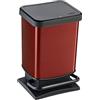Rotho Paso, Plastica (PP) Senza BPA, Rosso, 20 l (29.3 x 26.6 x 45.7 cm)