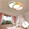 PANNN Plafoniera LED Moderna Dimmerabile a Soffitto con Palloncino Colorato 36W 220V 2700K-6500K per Camera Bambini