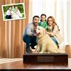 WERWAES Decorazione da Tavolo in Acrilico 2D Stile Cartone Animato - Personalizzabile con Foto e Testo, Idea Famiglia, Amici e Coppie