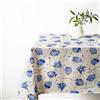 Tex family Tovaglia Dory Com'è Profondo il Mare - Cotone Pesante - Made in Italy - Lavabile - Cm.140x300 x18 persone