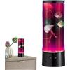 Nuytghr Electric Jellyfish Lamp, 7 Color Changing Jellyfish Tank, Usb Powered Jellyfish Lamp, 9x9x23cm, Jellyfish Night Light, Jellyfish Desk Lamp, Color Changing Night Light for Jellyfish Aquarium Lamp