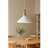 TEKHOME Lampadario da soffitto a sospensione con attacco E27 (lampadina non inclusa) moderno industriale (BIANCO) A92B