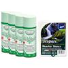 MANIOLAV HYGIENFRESH TINTOLAV Set 4 Pezzi Deodorante Salva Tessuti Spray, fragranza Muschio Bianco Formato 400ml più Gel assorbi odori a Lunga Durata Muschio Bianco 150 G