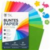 TK Gruppe Timo Klingler 100x Fogli Carta Colorata A4 120g/m² - Cartoncino Creativo per Lavoretti, Biglietti, Origami, Scuola e Ufficio - Carta da Stampa e Progetti Fai da Te