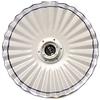 VANNI LAMPADARI- Plafoniera Soffitto Plissè, Lampadario Soggiorno in Ceramica, Plafoniera Bagno Decorata a Mano, Lampadario Camera da Letto Artigianale, Plafoniera Parete, 20 cm, Blu