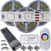 Mondo Strisce Led: Kit da 15 metri (3 Bobine+1 trasformatore da 200w +1Controller) RGB, 900Led, 180Watt, 15.000 Lumen 24V RGB. Striscia Led Strip ip65