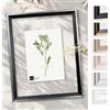 Bildershop-24 Telaio in vetro doppio con doppi vetri, Prio in Nero Argento Antico 30x40cm con vetro acrilico, cornice per quadri con doppi vetri