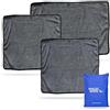 MAGIC WIPE MagicWipe - Panno per asciugare il bagno, 1-40 x 60 cm e 2-30 x 40 cm, panno in microfibra per la pulizia senza striature e pelucchi, asciugamano di alta qualità per bagno, cucina, specchi (3