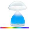 AntDau71® Lampada led touch 7 colori dimmerabile multicolore luce fungo ricaricabile da comodino per cameretta bambini ufficio negozio camera da letto cromoterapia cambiacolore CW813