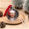 Wanapix | Pallina di Natale Personalizzata con Foto y Testo | Decorazioni Albero di Natale | Addobbo Natalizio | 8 cm