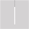 KBUUKYYXouy Lampadari lunghi moderni per soffitti alti, ingresso remoto, fattoria, lampadario a LED nero dimmerabile per foyer, lampada a sospensione lineare bianca, lampada a sospensione per scale, soggiorno, co