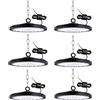 toobettp 6PCS Faretto LED UFO Industriale 200W, 20000LM 6000K Bianco Freddo | Risparmio Energetico, Antiabbagliante,Corpo Dissipazione Rapida,IP65 Lampada Da Officina, Fari LED per Fabbriche Parcheggio