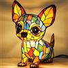 Siuwddee Lampada Vintage A Forma Di Cane Colorato Luce Notturna Artistica Serie Cane, Luci Notturne A LED In Resina A Forma Di Animale, Un Regalo Divertente Per Gli Amanti Dei Cani