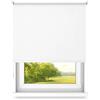 time4blinds Tenda avvolgibile a scomparsa, montaggio a parete o a soffitto, grande, diametro 32, supporto in acciaio, semi-oscurante, colore bianco neve, 600x3000mm