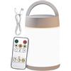 Generico Kids Night Lamp, lampada notturna per bambini | Remote+Touch 10 Colors Baby Night Light con timer - Lantern per la scrivania per bambini ricaricabili per bambini per sala da studio, camera da letto