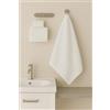 Corredocasa Set 3 Asciugamani Bagno Viso, Bidet e Telo Doccia - Made in Italy in Morbida Spugna 100% Cotone Kit Completo, Tris Bagno: Asciugamano Grande 100x150, Mani 55x105, Ospite 40x60 (Bianco)